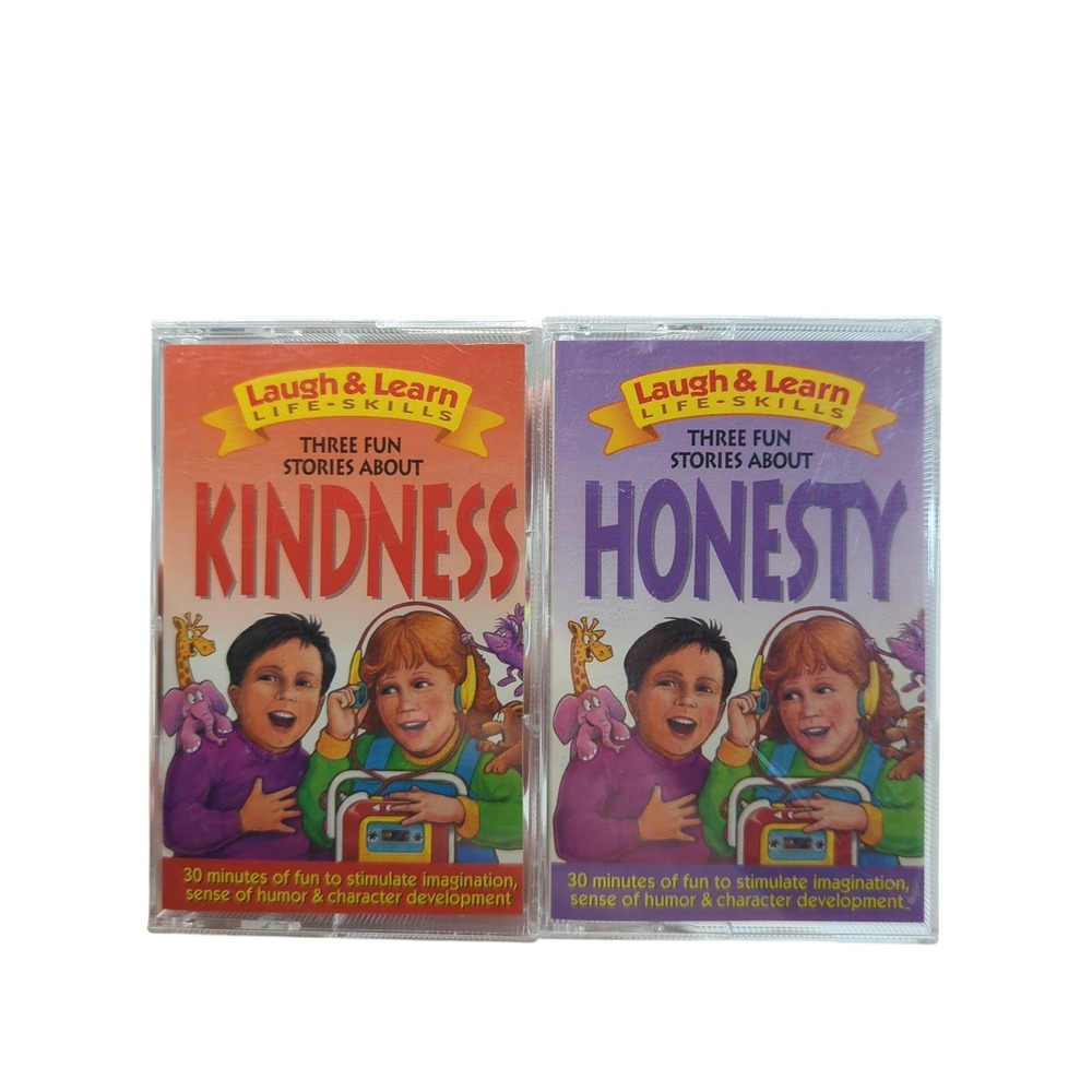 Laugh Learn Life Skills Kindness Honesty Cassette Tapes Children Educational Kid